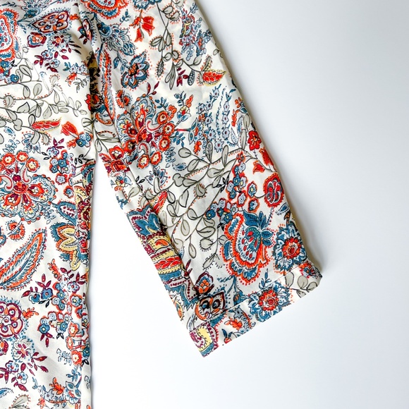 Philosophy Tunic  Multi Print Blouse Size L - Picture 6 of 11